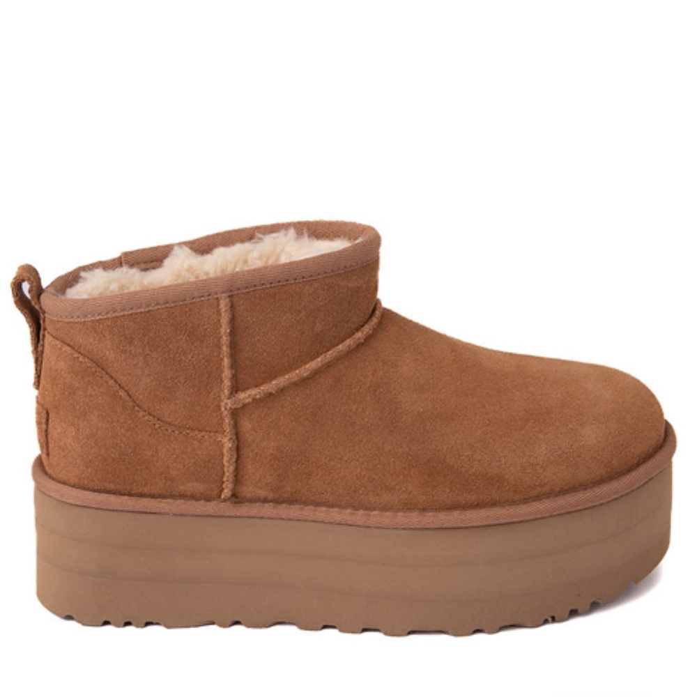 Classic Ultra Mini Platform Boot - Chestnut